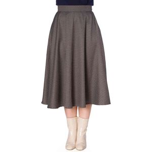 Dancing Days - CUTE CHECK MATE Lange rok - XL - Blauw