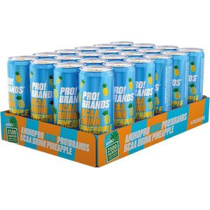 Pro!Brands | BCAA Drink | Pineapple 330ml | 24 Stuks | 24 x 330 ml