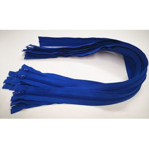 Rits Deelbaar YKK (5 stuks) Kleur Blauw, Lengte 71cm