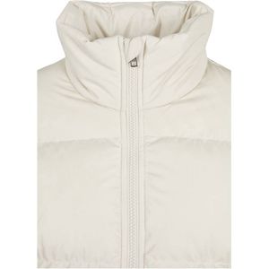 Urban Classics - Ladies Short Peached Puffer Jacket whitesand Gewatteerd jack - 3XL - Creme