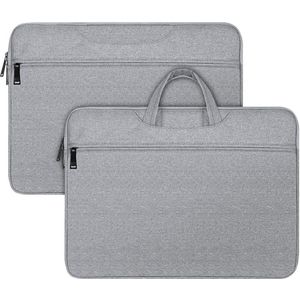 Dux Ducis - Laptoptas – Laptop rugzak - 14 tot 15.4 Inch - Met Handvat - Lichtgrijs