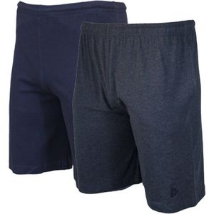 2-Pack Donnay Ess. joggingshort Roy - Sportshort - maat XXL - Navy/Deep blue marl (587)