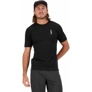 Mons Royale Cadence Merino Air-con T Korte Mouw Enduro Trui Zwart S Man