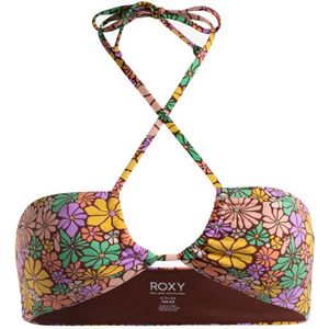 Roxy All About Sol Bandeau Bikini Top - Root Beer All About Sol Mini