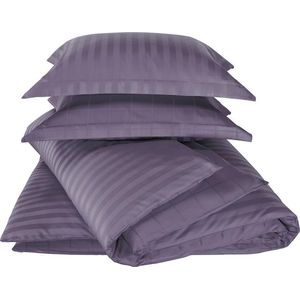 De Witte Lietaer  Zygo  �  dekbedovertrek -  tweepersoons dekbedovertrek 200x220 cm & twee kussenslopen 60x70 cm �  lavender