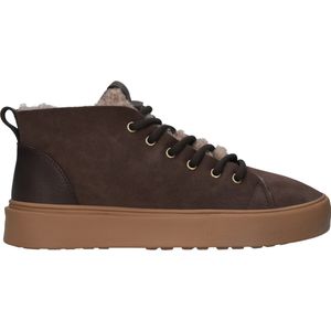 Blackstone SERMEQ ARNAQ - Coffee - Sneaker (mid) - Vrouw - Dark brown - Maat: 41