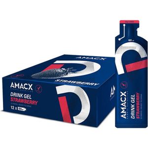 Amacx Drink Gel - Sportgel - Energy Gel - Strawberry - 12 pack