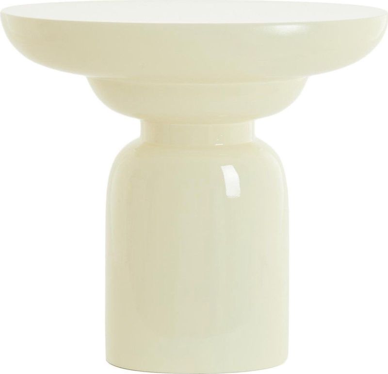 Light & Living Bijzettafel Mancilla - Crème - 55x32x51cm - Modern