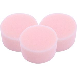 Schmink sponsjes - 3x - rond - roze