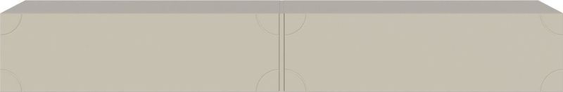 Selsey - BISIRA - TV-meubel met frezen - 200 cm - Grijs beige