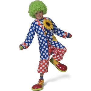 ESPA - Lange clownsjas met stippen voor kinderen - 116 (6-7 jaar)