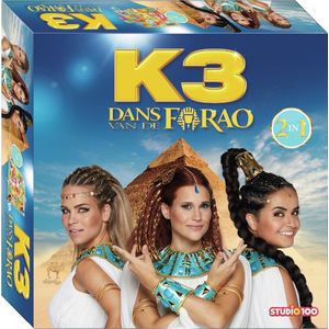 K3 Spel - Dans van de Farao: 2 Dobbelmuseum en Pyramide spellen | 2-4 spelers | Vanaf 4 jaar