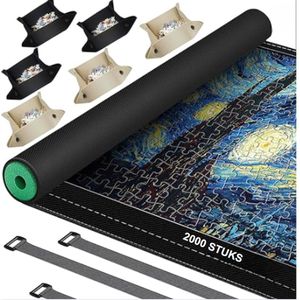 Puzzelmat - Puzzelkoffer - Puzzelbord - Puzzelrol - Puzzelmat voor Legpuzzel - Premium