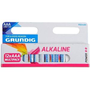 Grundig Batterijen AAA Alkaline | 12 stuks