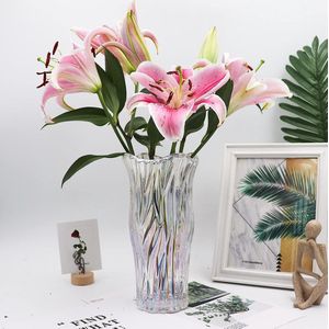 glazen vaas, kristal, decoratieve bloemenvaas, bloemenplantenbak, terrarium, plantenpot voor woondecoratie, cadeau voor bruiloft, housewarming, feesten