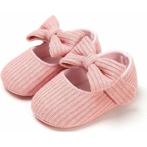 Babyschoenen - Baby schoentjes Meisje - Zomer - Sloffen - Roze - Maat 21 - 12-15 maanden