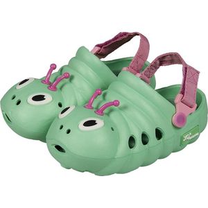 XQ - Tuinklompen Kinderen - Rups - Groen - Tuinschoenen - Clogs kinderen - Garden Clogs kids