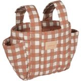 Nobodinoz Hyde Park Kinderwagen organizer 42x22x12cm - Terracotta Checks