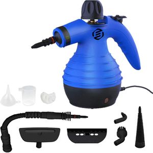 Equivera Stoomreiniger - Handstoomreiniger - Draagbaar - 9 Accessoires - Vlekverwijderaar