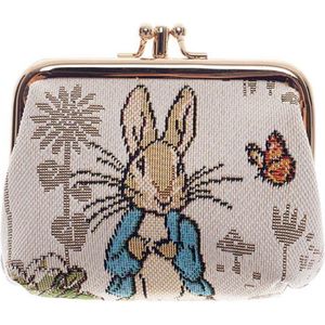 Portemonnee klip - Gobelinstof - Peter Rabbit - Beatrix Potter