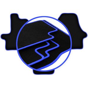 CARLUX-BLUE automatten voor: Citroen Jumper III bestelbus (2014 - )