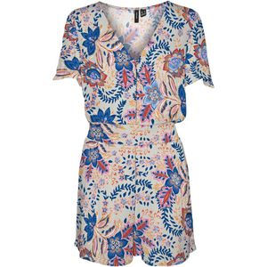 VERO MODA VMMENNY V-NECK SS PLAYSUIT WWN GA Dames Jumpsuit - Maat XL