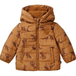 Noppies Boys Jacket Tavares Allover print Jongens Jas - Chipmunk - Maat 80