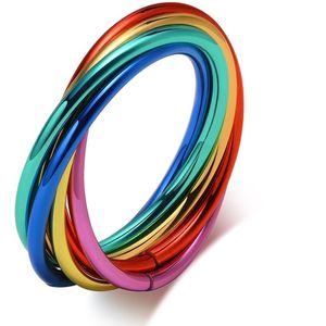 Fidget ring regenboog - anti-stress - anti-angst