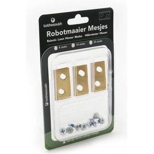 To the South® Robotmaaier Mesjes titanium geschikt voor Cub Cadet XR5 2000 - 16 stuks