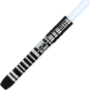 Unique Lightsaber - RGB 11 Kleuren en Geluid - Lightsaber - Lichtzwaard - Laser Zwaard - Aluminium Handvat - 114 CM - Zwart