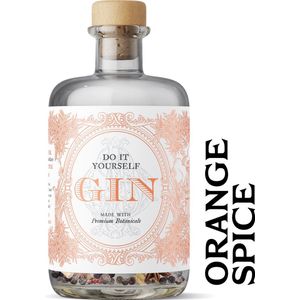 DIY Gin - Edition Orange Spice - Maak je eigen Gin voor een heerlijke gin tonic - 500ml