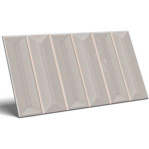 Keramische tegelbaksteen Prisma Mink Glanzend 15x30 cm klasse I