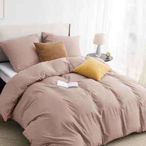 JGS ® Zachte en Stijlvolle 3-Delige Bedset in Adobe Roze voor Optimaal Comfort