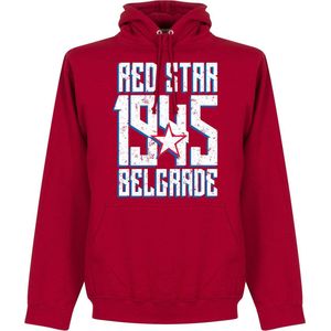 Rode Ster Belgrado 1945 Hooded Sweater -Rood - XXL