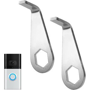 Deurbelsleutelgereedschap 45 x 13 cm - Vervangingssleutel voor Het Openen van de Deurbel - Vervangingssleutel voor Videodeurbel Compatibel met de Gloednieuwe Ring-Batterijdeurbel (2024) - Set van 2