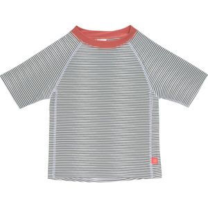 Lässig Splash & Fun Short Sleeve Rashguard - Striped coral 24 months