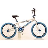 Freestyle BMX 20"" Royal-Bugatti  - wit met blauwe banden