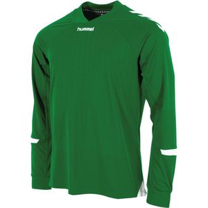 Hummel Fyn Voetbalshirt Lange Mouw Kinderen - Groen / Wit | Maat: 128