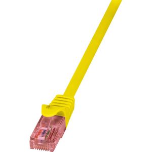 UTP CAT6 0.5M geel 100% koper - Netwerkkabel - Computerkabel - Kabel