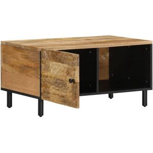 vidaXL Salontafel - Salontafels - Bijzettafel - Banktafel - Salontafel 80x50x40 cm massief mangohout