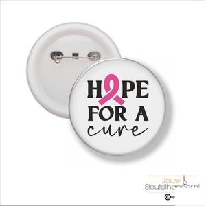 Button Met Speld 58 MM - Hope For A Cure