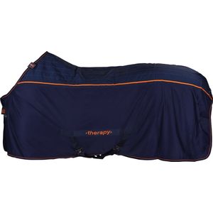 Bucas Staldeken Bucas Therapy Big Neck Donkerblauw-oranje