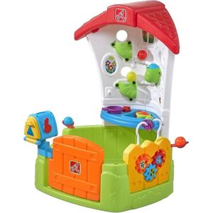 Step2 Toddler Corner House Speelhuis voor kinderen met speelballen - Speelhuisje van plastic / kunststof - Kinderspeelgoed met 15-delige accessoire-set incl. ballen