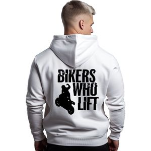 RIDE CODE - Bikers Who Lift Wit Hoodie XL