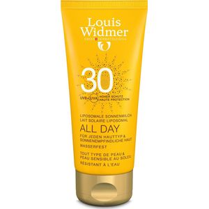 Louis Widmer - Factor 30 - All Day - Licht Geparfumeerd - Zonnemelk - 100 ml