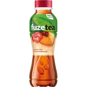 Frisdrank fuzetea peach hibiscus pet 400ml - 12 stuks