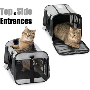 transportbox voor kleine huisdieren, katten, honden, konijnen 43,2L x 27,9B x 27,9H centimeter