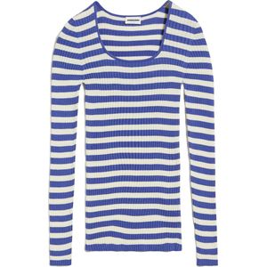 ARMEDANGELS Alaania Crewneck Stripe Dames Trui - Maat S