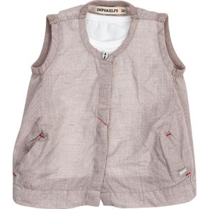 Imps & Elfs Meisjesblouse - Bruin - Maat 68