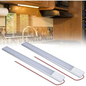 Allecto Plus - 2-pack LED lampen voor campers met dimbare verlichting- 12 volt - LED strip met geheugenschakelaar - geschikt voor campers en auto's